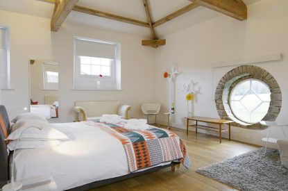 A king size bedroom at Elysium House, Yorkshire Dales