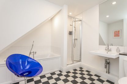 A bathroom at Elysium House, Yorkshire Dales