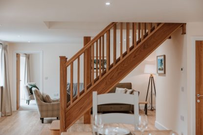 Open plan living space at Arkle, Shropshire