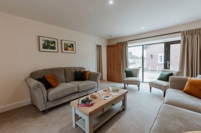 The living room at Arkle, Shropshire