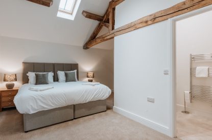 A super king size bedroom at Galileo, Shropshire