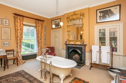 A bathroom at Langdon Manor, Yorkshire Dales