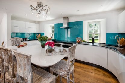 The kitchen at Lomond House, Loch Lomond