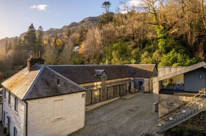 The exterior at Lomond House, Loch Lomond