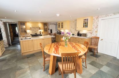 The kitchen at Aberfeldy House, Perthshire