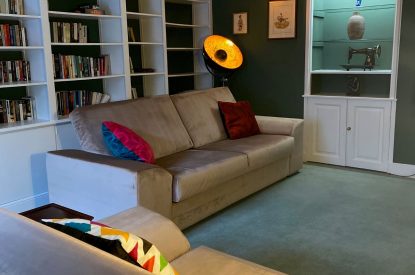 A living room at Aberfeldy House, Perthshire