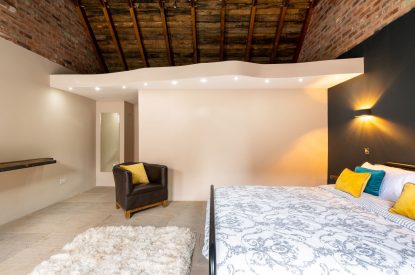 A king size bedoom at Sherwood Lodge, Sherwood Forest