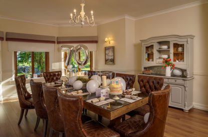 The dining room at Macduff House, St Andrews