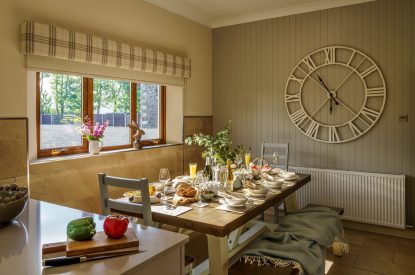The dining kitchen at Macduff House, St Andrews