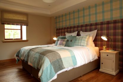 A super king size bedroom at Stuart House, St Andrews