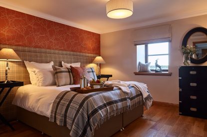 A super-king size bedroom at Mackenzie House, St Andrews