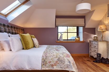 A super-king size bedroom at Mackenzie House, St Andrews