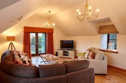 The lounge at Mackenzie House, St Andrews