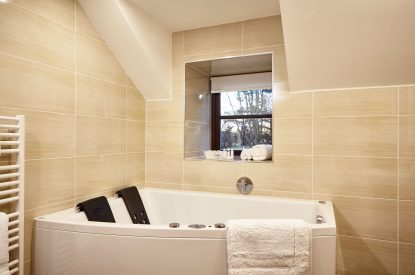 A bathroom at Mackenzie House, St Andrews