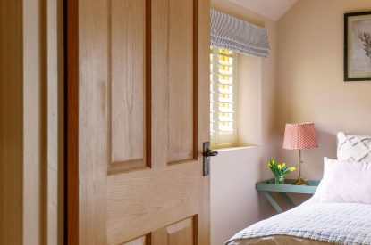 A double bedroom at Lemon Tree Cottage, Cotswolds