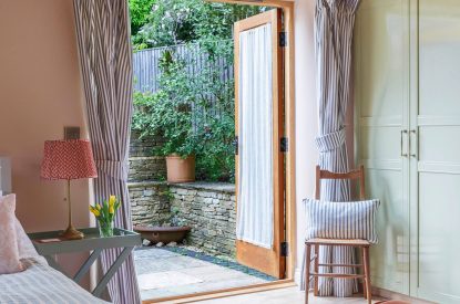 A double bedroom at Lemon Tree Cottage, Cotswolds