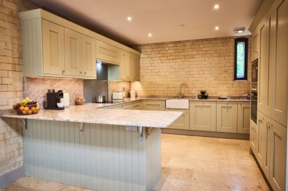The kitchen at Caspian House, Northumberland