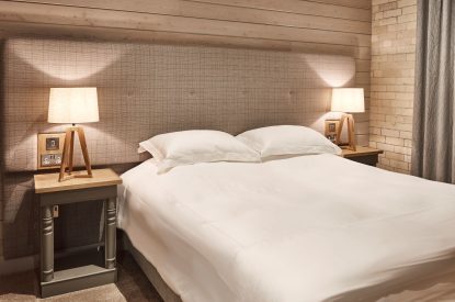 A king size bedroom at The Henson, Northumberland