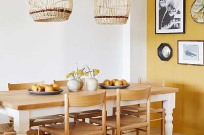 The dining table at Sycamore Grand Suite, Cotswolds