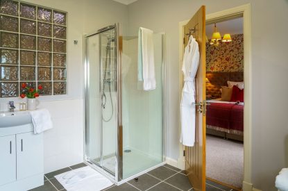 A bathroom at The Clans, Fife