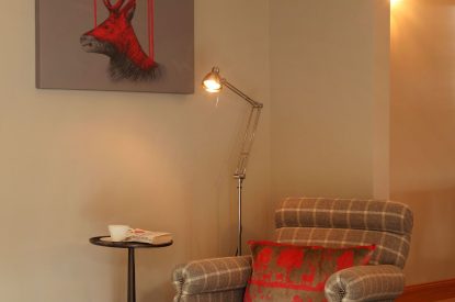 Seating area at The Clans, Fife