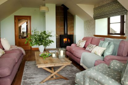 A living room at The Clans, Fife