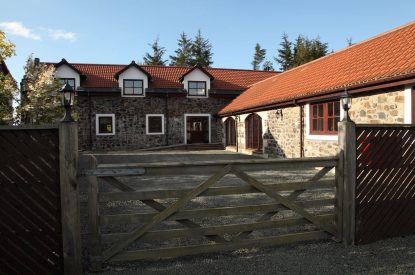The entrance at The Clans, Fife