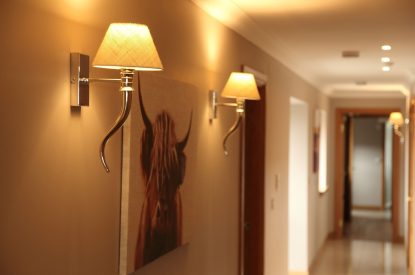 The hallway at The Clans, Fife
