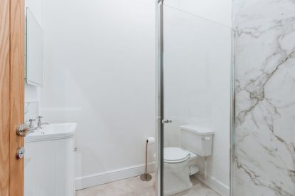 A bathroom at Frankel, Shropshire