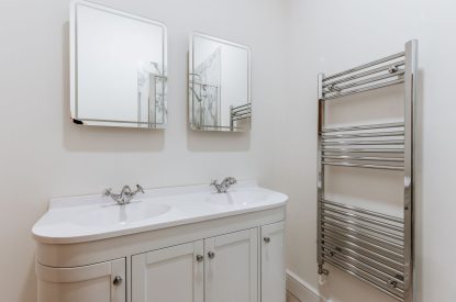 A shower room at Frankel, Shropshire