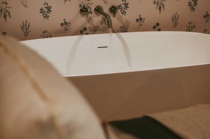 The free standing bath at Thyme Pyggy, Hampshire