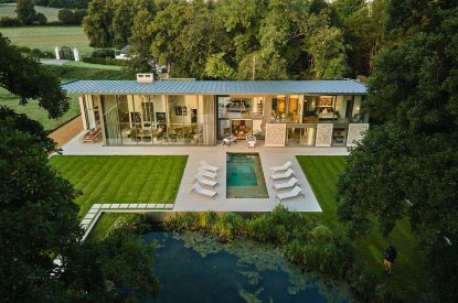 Aerial view of Edgewater House, Hampshire