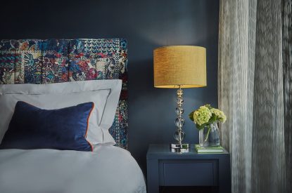 A king size bedroom at Chester House, Cheshire