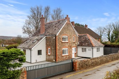 The exterior of Oxwich Retreat, Gower