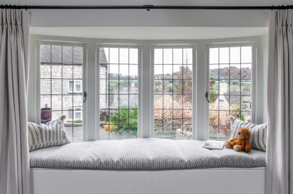 The lounge at The Painswick Retreat, Cotswolds