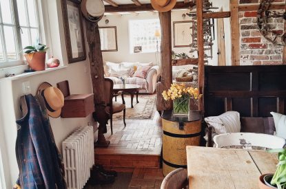 The living space at Hamble Riverside Cottage, Old Bursledon, Hampshire