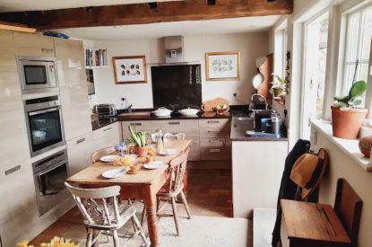 The kitchen at Hamble Riverside Cottage, Old Bursledon, Hampshire