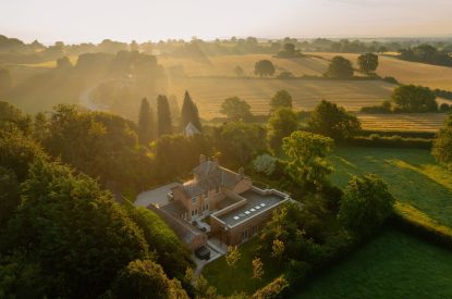 Aerial view of Cheshire Manor, Bickerton