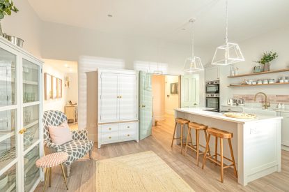 The kitchen at Coral House, Dorset