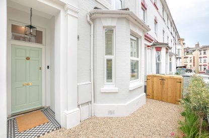 The entrance at Coral House, Dorset