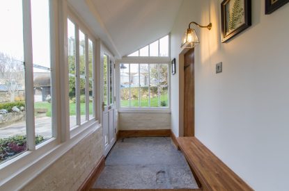 The entrace at Hawthorn Farmhouse, Somerset