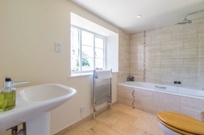 A bathroom at The Creamery, Somerset