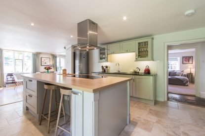 The kitchen at The Creamery, Somerset