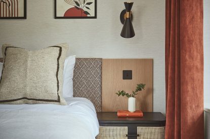 A super king size bedroom at Copeland House, Lake District