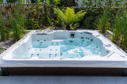 The hot tub at Skippers Retreat, Hamble