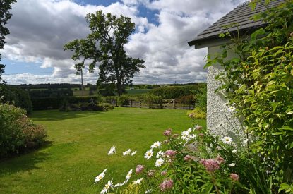 The garden at Burnside Farmhouse, Perthshire