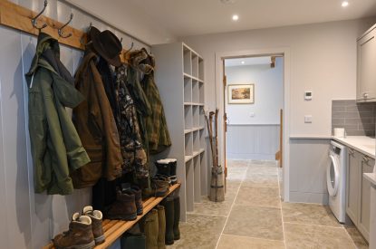 The utility room at The Aulde Byre, Perthshire 