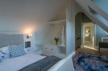 A king sized bedroom at Heatherglen House, Perthshire