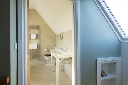 A king sized bedroom at Heatherglen House, Perthshire