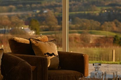 The living room at Fernbrae Farmhouse, Perthshire